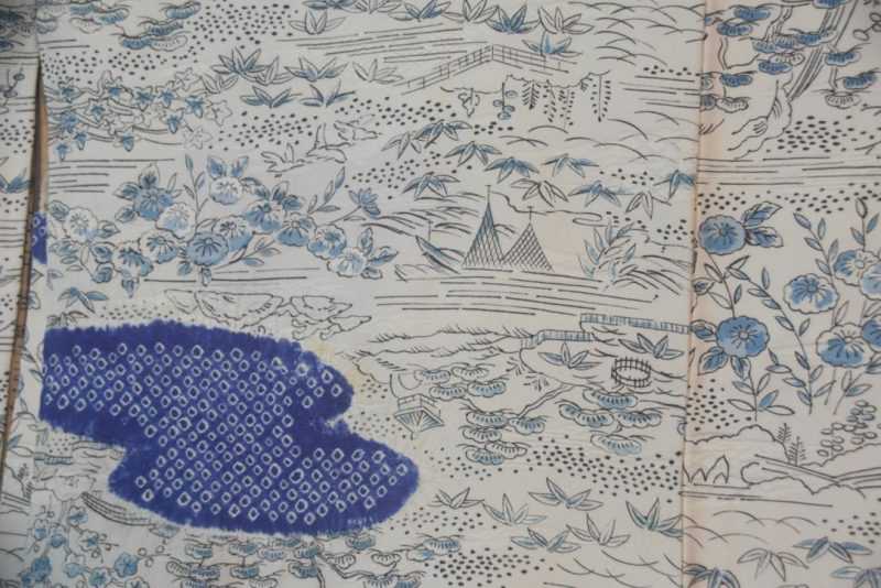 Japanese Silk Vintage Haori Jacket - Image 4