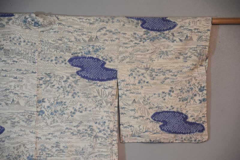 Japanese Silk Vintage Haori Jacket - Image 3