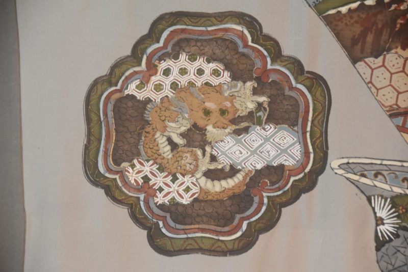 Mt Fuji Vintage Japanese Silk Mans Haori - Image 9