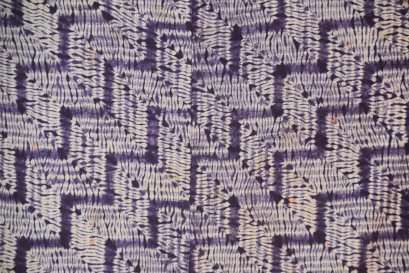 Purple Stairs Shibori Japanese Vintage Haori Jacket - Image 3