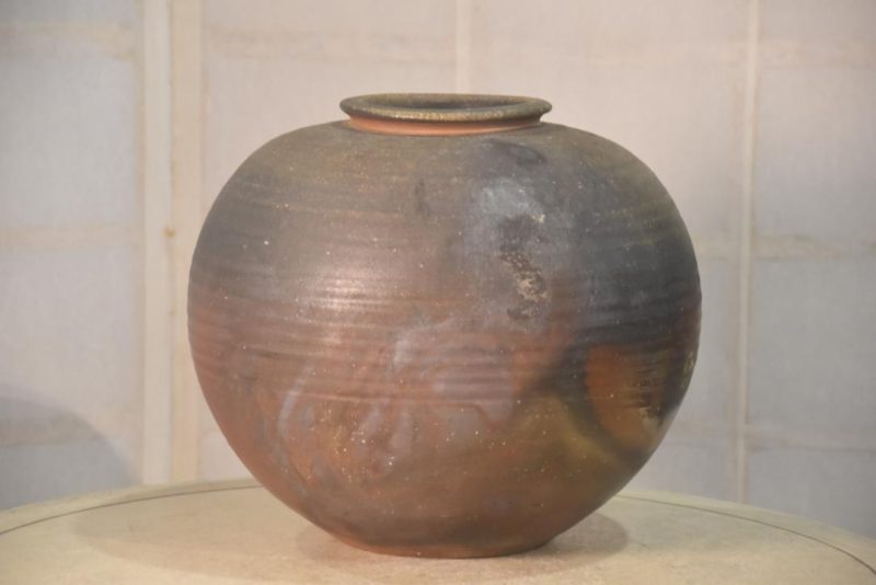 Japanese Bizen Pottery Vase Width:320mm - Image 7
