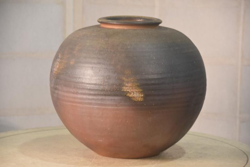 Japanese Bizen Pottery Vase Width:320mm - Image 6