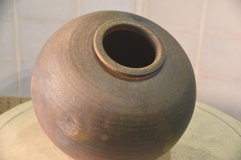 Japanese Bizen Pottery Vase Width:320mm - Image 5