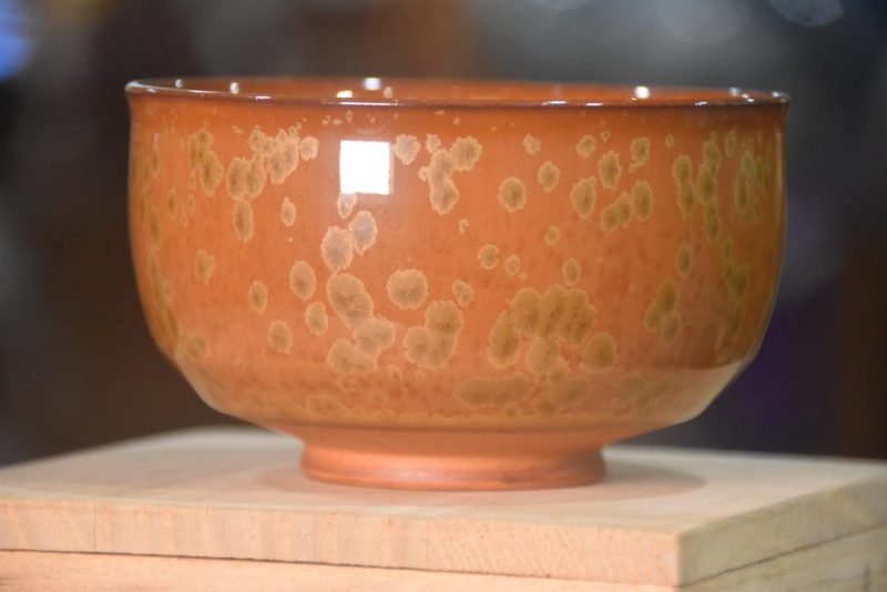 Crystaline Glaze Chawan Tea Bowl Width:120mm - Image 7