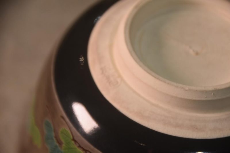 Kyoyaki Pottery Chawan Tea Bowl Width:122mm - Image 3