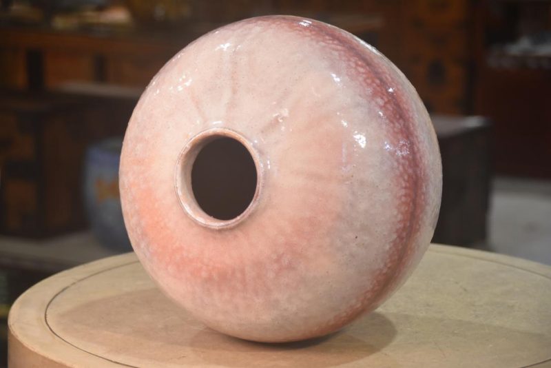 Hagi Pottery Vase Width:290mm - Image 5
