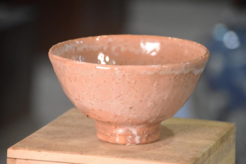 Chawan Tea Bowl in a Wooden box Width:120mm