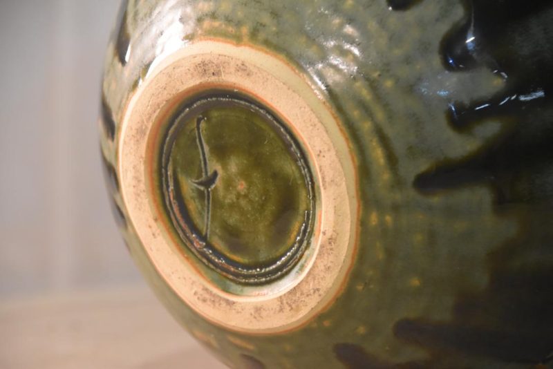 Japanese Oribe Vase Height:280mm - Image 3