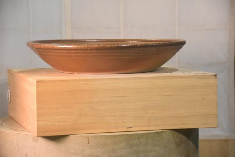 Japanese Bizen Pottery Plate Width:460mm - Image 7