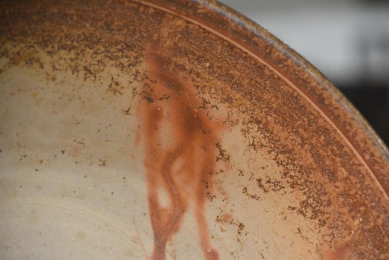 Japanese Bizen Pottery Plate Width:460mm - Image 3