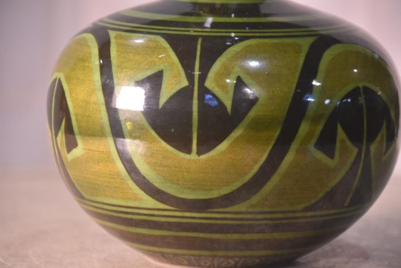 Funky 60-70's Japanese Studio Pottery Vase Height:290mm - Image 2
