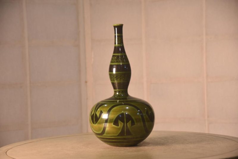 Funky 60-70's Japanese Studio Pottery Vase Height:290mm - Image 5