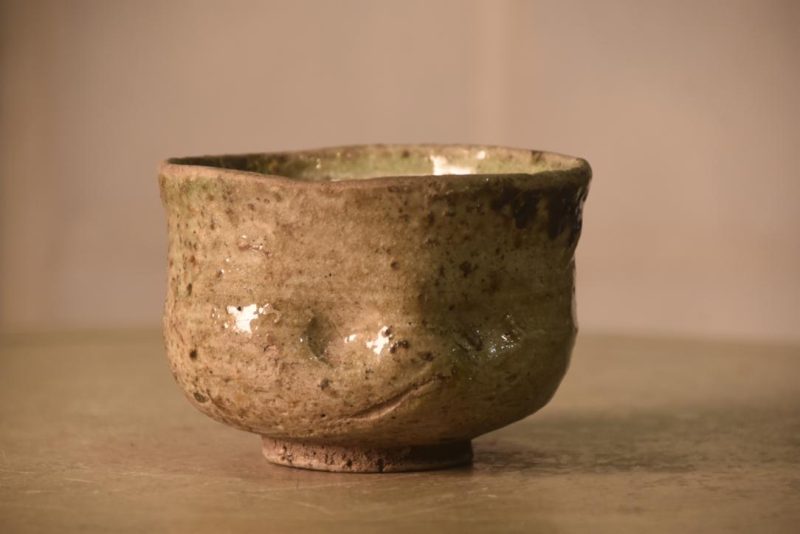 Chawan Tea Bowl in a Wooden box Width:110mm