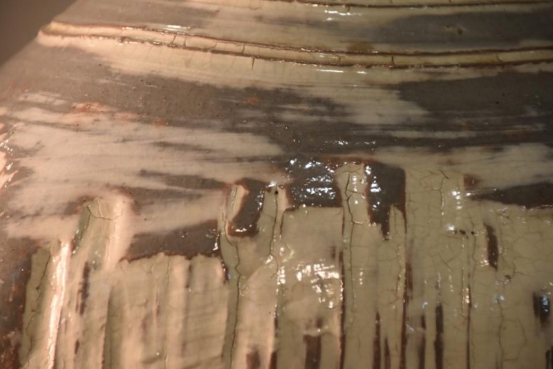 Japanese Shino Pottery Vase Height:300mm - Image 2