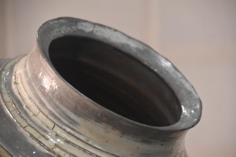 Japanese Shino Pottery Vase Height:300mm - Image 6