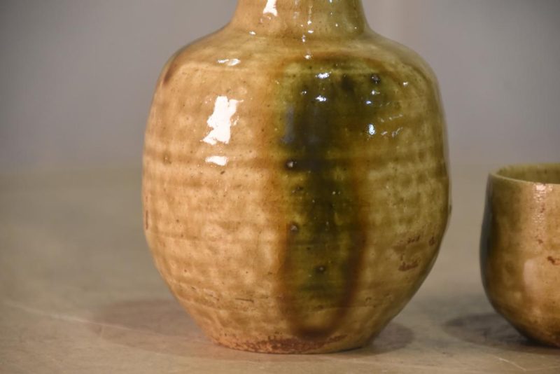 Japanese Pottery Sake Set Height: 160mm - Image 2
