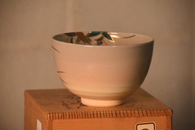 Kyoyaki Chawan Tea Bowl Width:120mm - Image 9