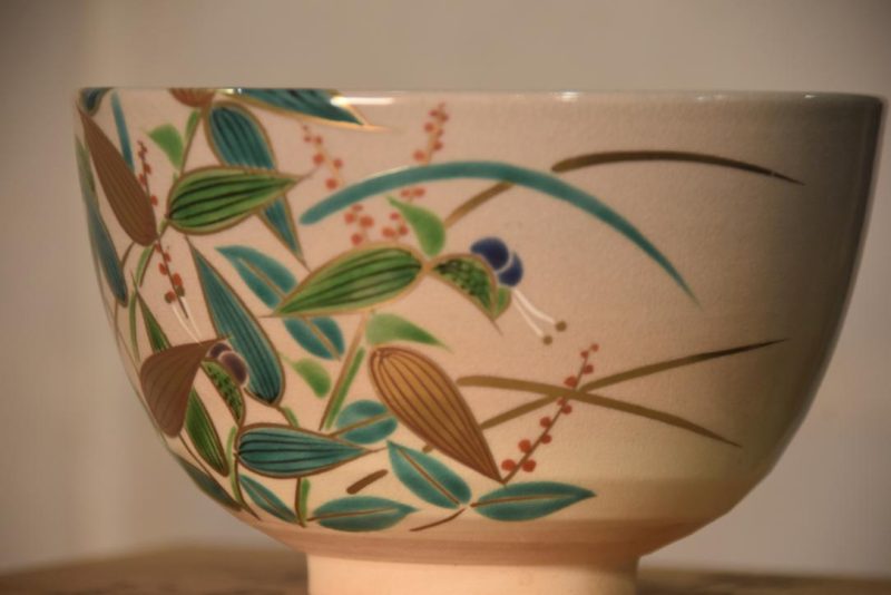 Kyoyaki Chawan Tea Bowl Width:120mm - Image 3