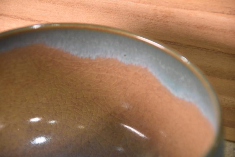 Chawan Tea Bowl in a wooden box Width:116mm - Image 7