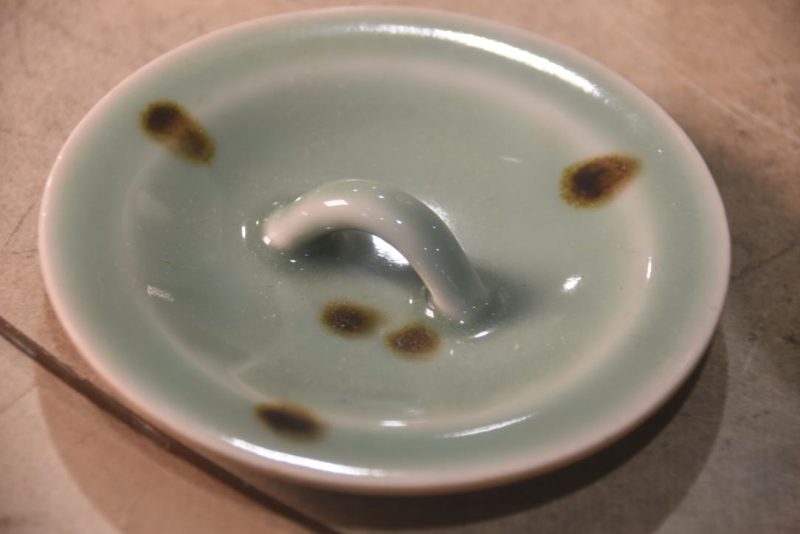 Celadon Ceramic Mizuzashi Width:145mm - Image 7