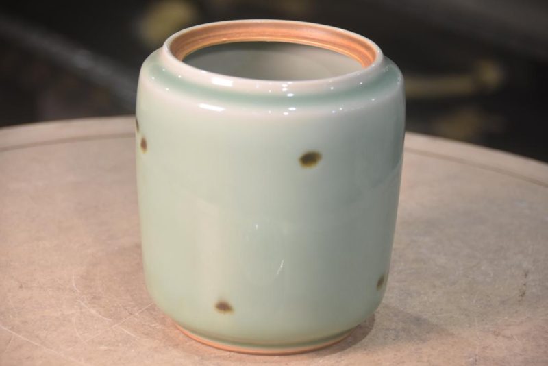 Celadon Ceramic Mizuzashi Width:145mm - Image 6