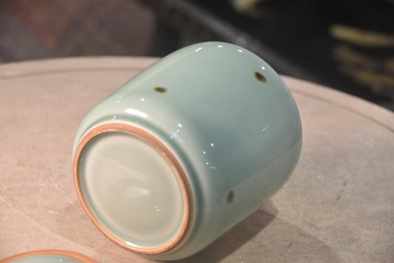 Celadon Ceramic Mizuzashi Width:145mm - Image 5