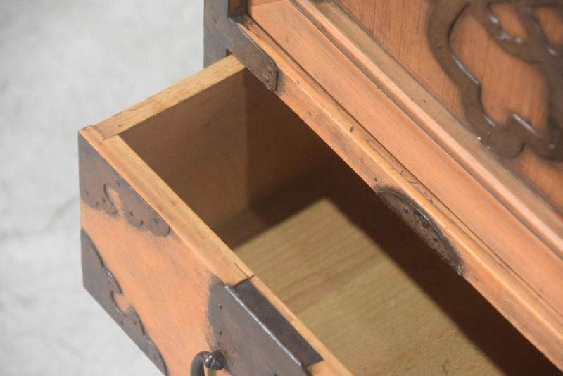 Meiji Period Osaka Region Merchant Chest Width:886mm - Image 7