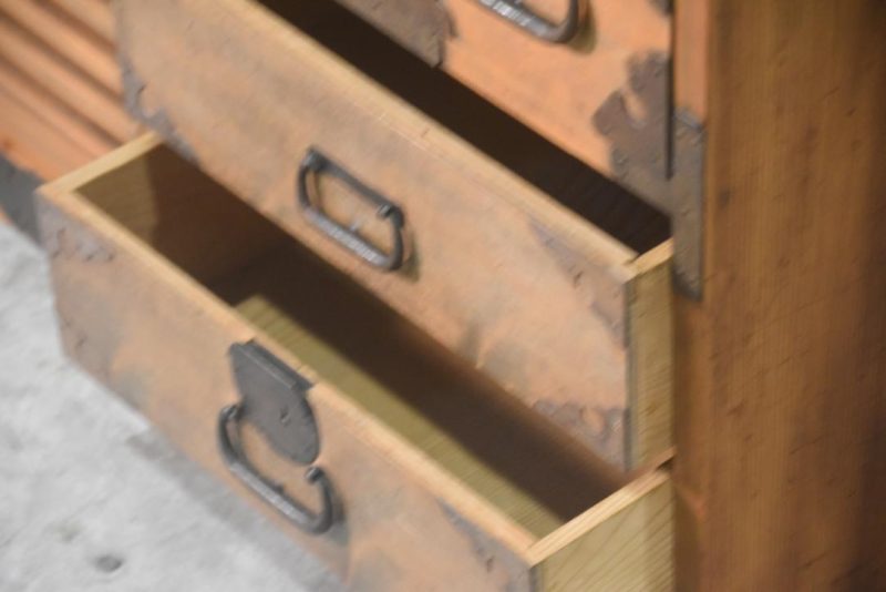 Meiji Period Osaka Region Merchant Chest Width:886mm - Image 6