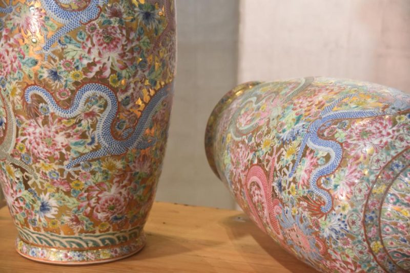 A Pair of Chinese Ceramic Vases Height:605mm - Image 10