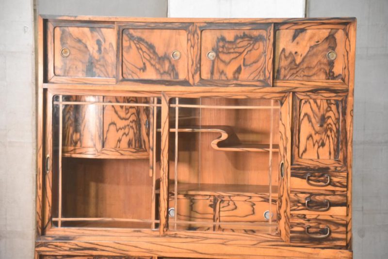 Japanese Cha Dansu Tea Storage and Display Chest Width:1050mm - Image 14