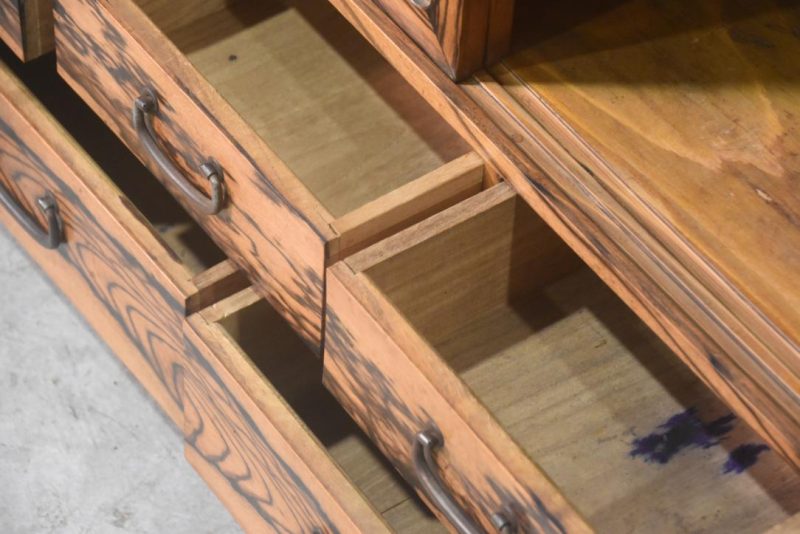 Japanese Cha Dansu Tea Storage and Display Chest Width:1050mm - Image 9
