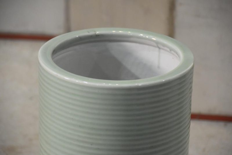 Japanese Seiji (Celadon) Umbrella Holder Height:600mm - Image 2
