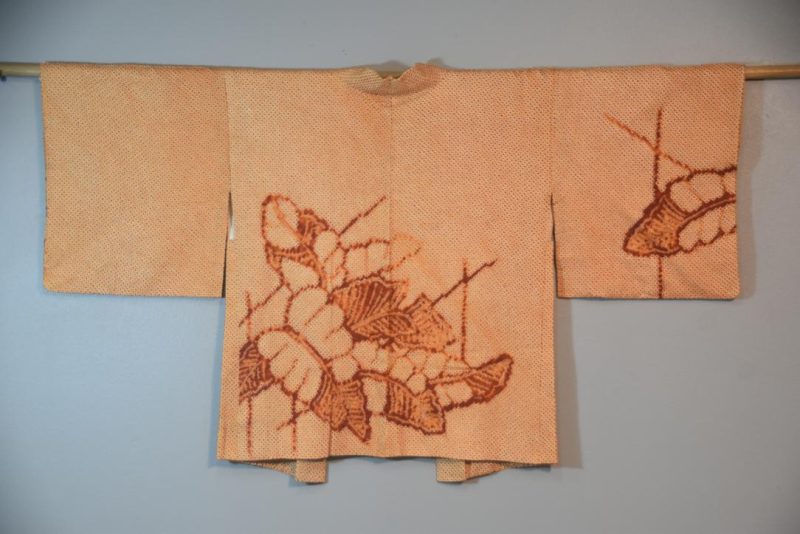 Shibori (Tie Dyed) Vintage Haori Jacket - Image 3