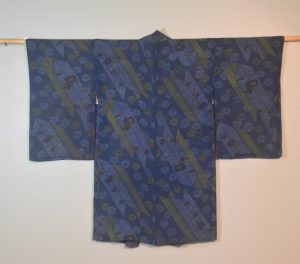 Blue and Light Weight Vintage Haori Jacket