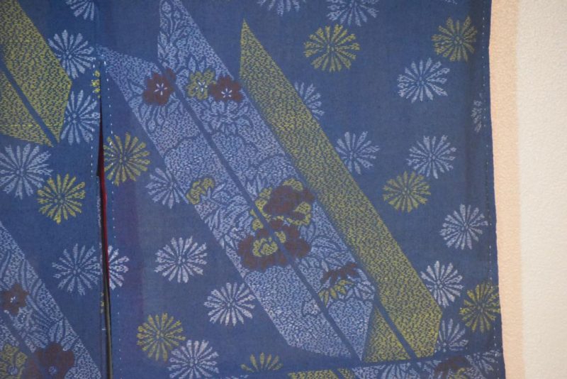 Blue and Light Weight Vintage Haori Jacket - Image 3