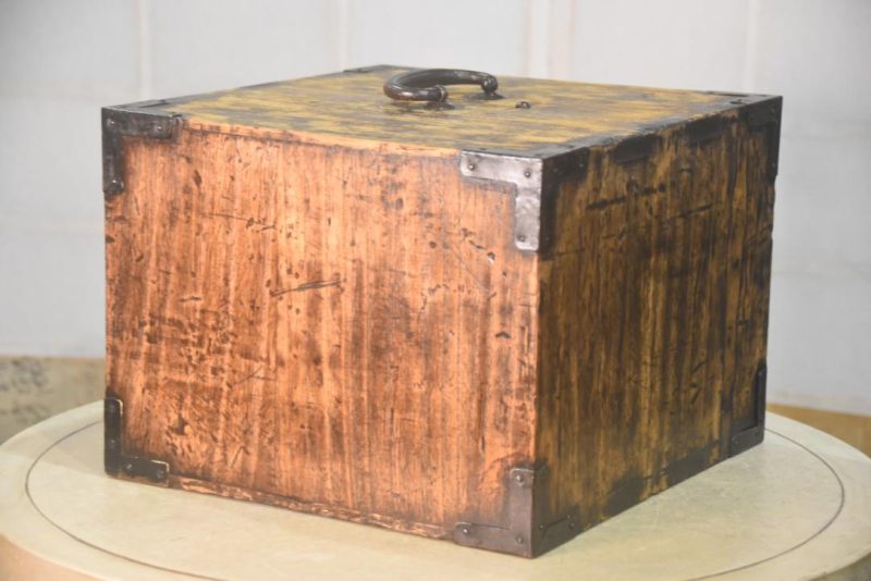Antique Portable Writing Box Width:320mm - Image 5