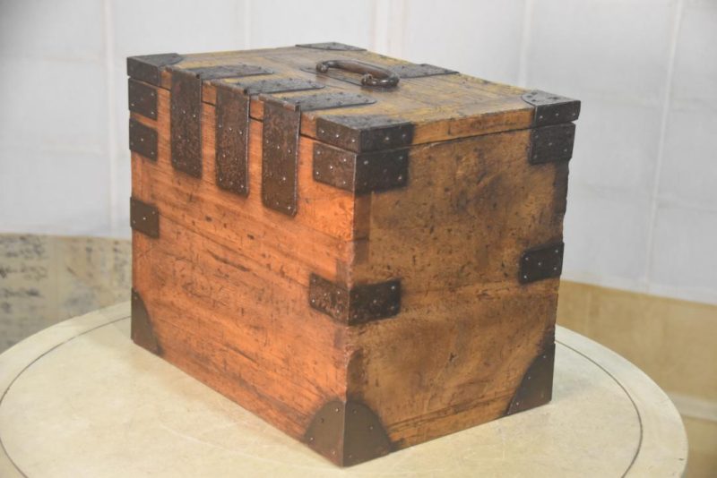 Antique Portable Writing Box Width:230mm - Image 4
