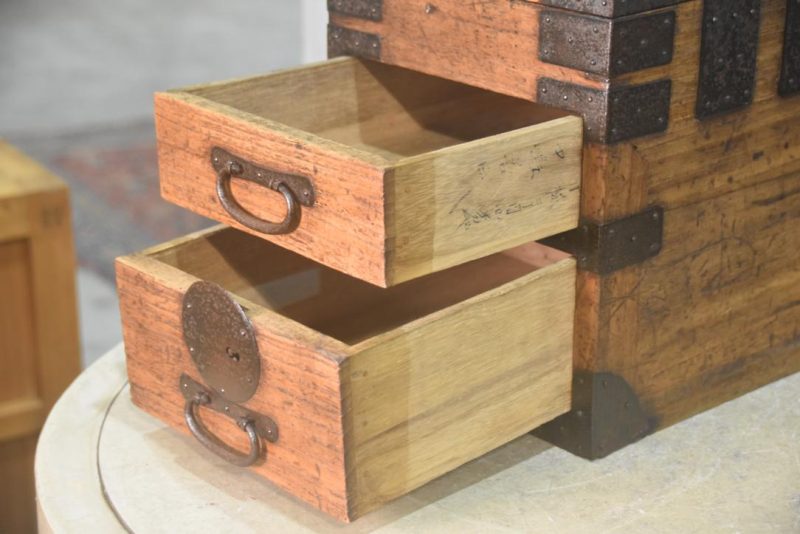 Antique Portable Writing Box Width:230mm - Image 3