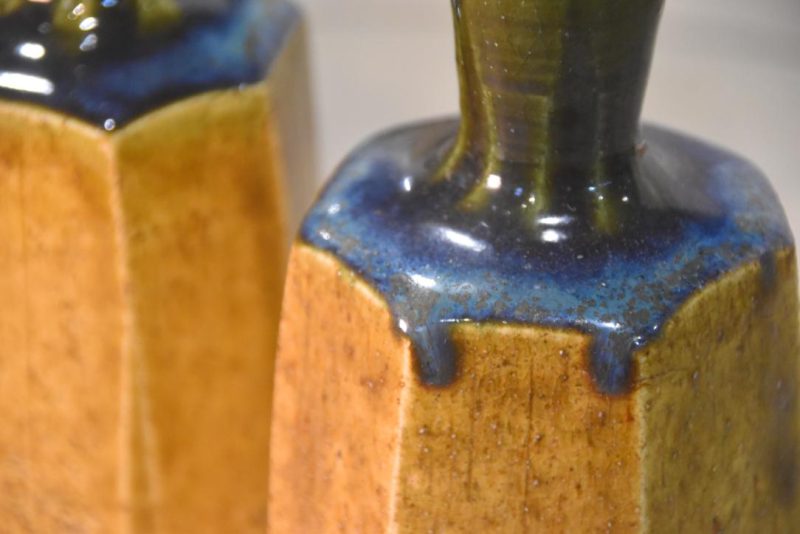 Pottery Sake Bottles Boxed Set - Image 2