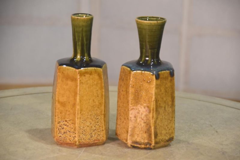 Pottery Sake Bottles Boxed Set