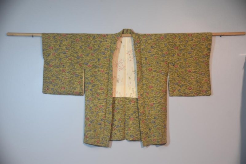 Kokeshi Japanese Silk Vintage Haori Jacket - Image 5