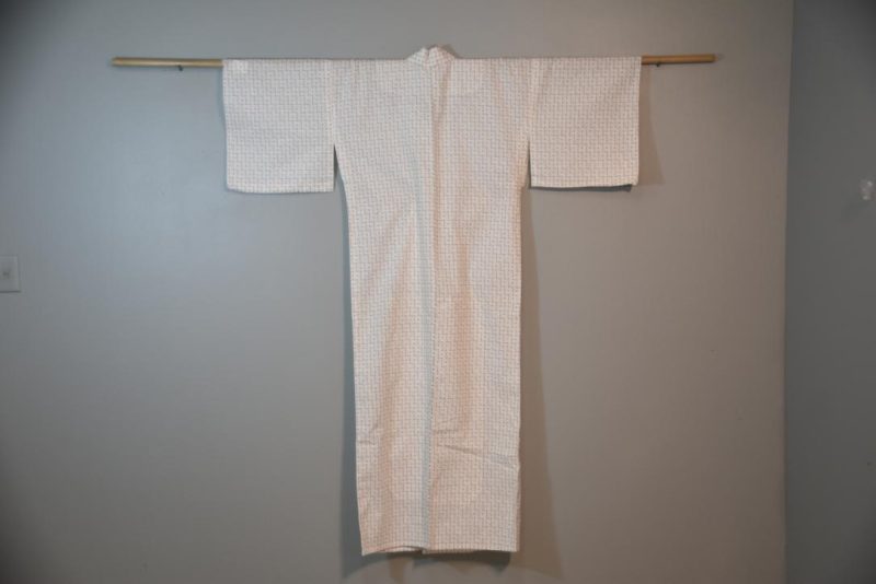 Classic White Japanese Cotton Yukata - Image 6
