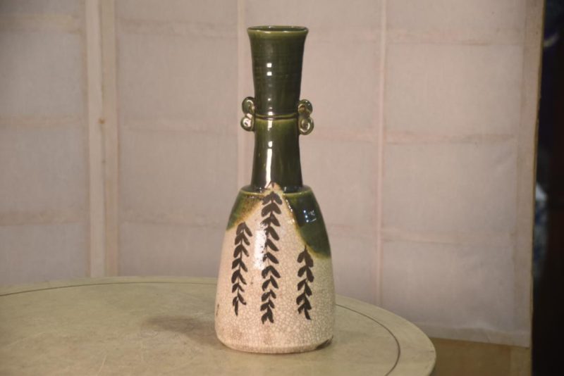 Japanese Oribe Vase Height:320mm - Image 5