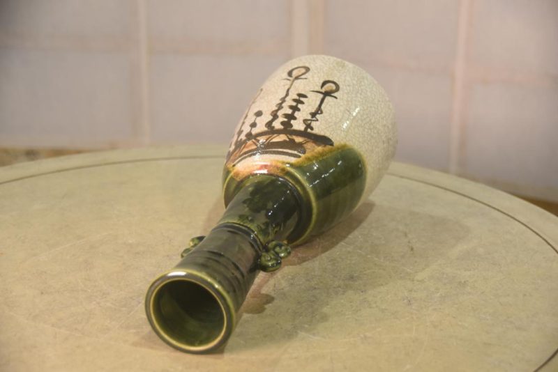 Japanese Oribe Vase Height:320mm - Image 3