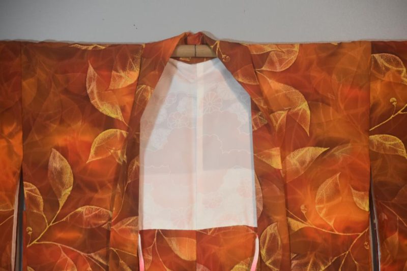 Beautiful Autumn Leaves Japanese Vintage Haori Jacket - Image 3