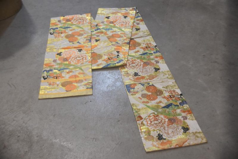 Chrysanthemum Brocade Obi Sash Table Runner Length:4000mm - Image 4