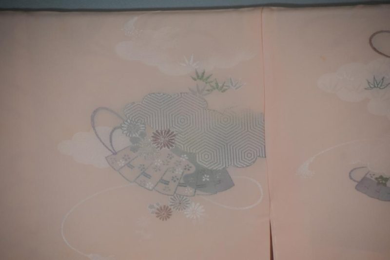 Pretty Pink Fans Japanese Vintage Haori Jacket - Image 2