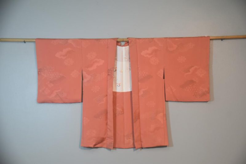 Silk Jacquard Japanese Vintage Haori Jacket - Image 6