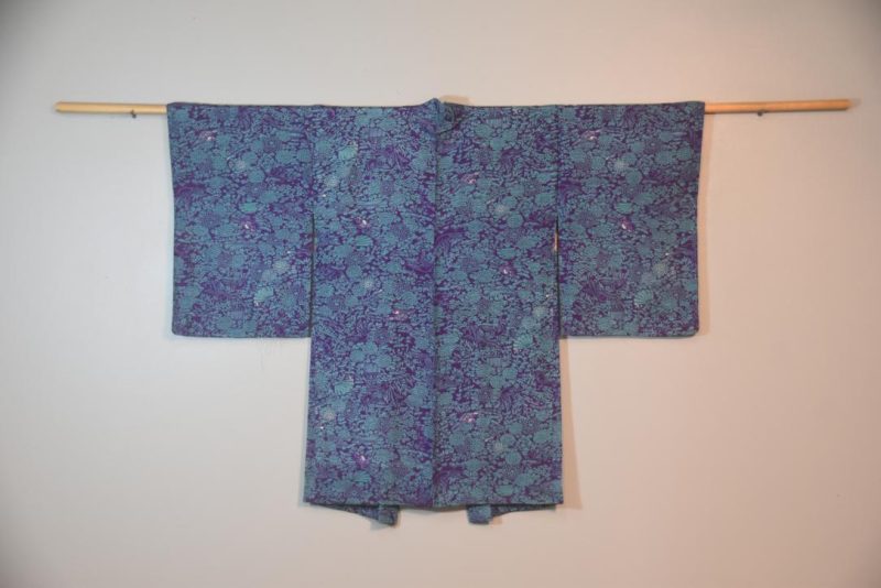 Purple and Blue Japanese Vintage Haori Jacket