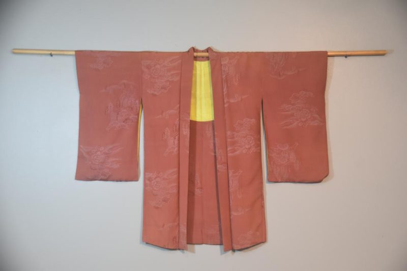 Long Blushing Rose Japanese Vintage Haori Jacket